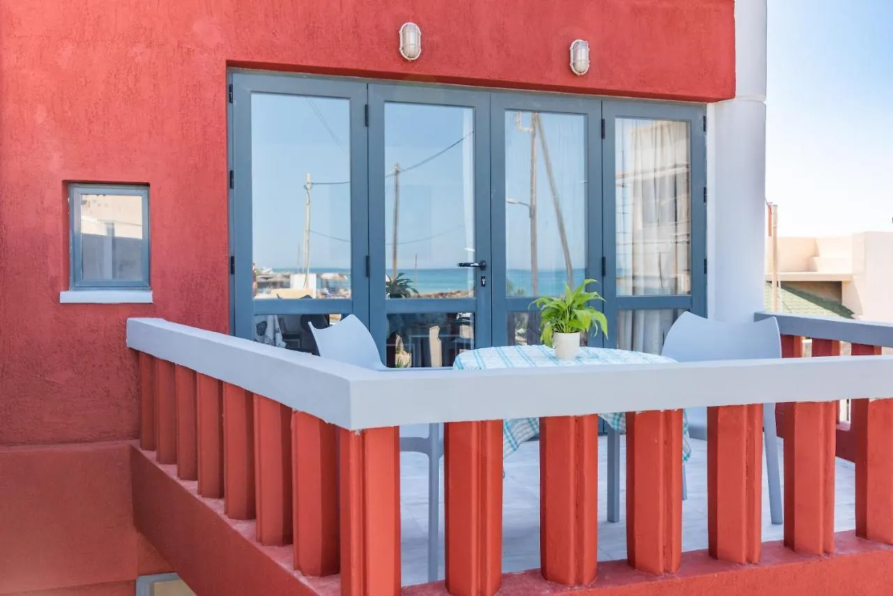 Red Beachfront Apartment Kokkini Hani Greece